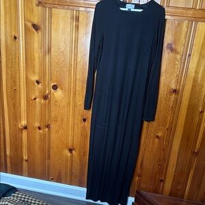 Universal Thread Black Long Sleeve Dress